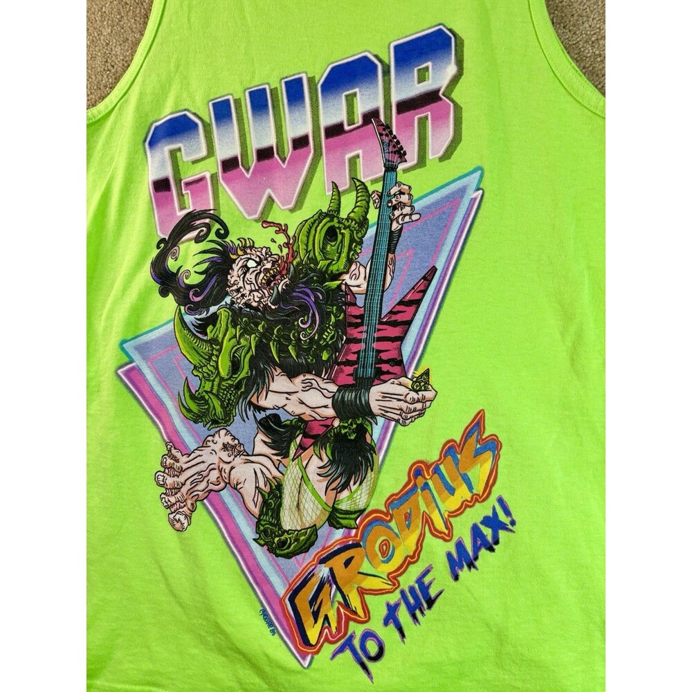 HTF Gwar Grodious Maximus Tank Top Pick of Destiny Metal Band Medium Tenacious D - Picture 6 of 7